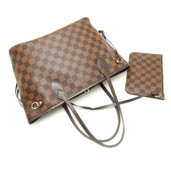 Louis Vuitton Damier Neverfull PM Ebene Tote Bag Brown - Picture 3 of 8